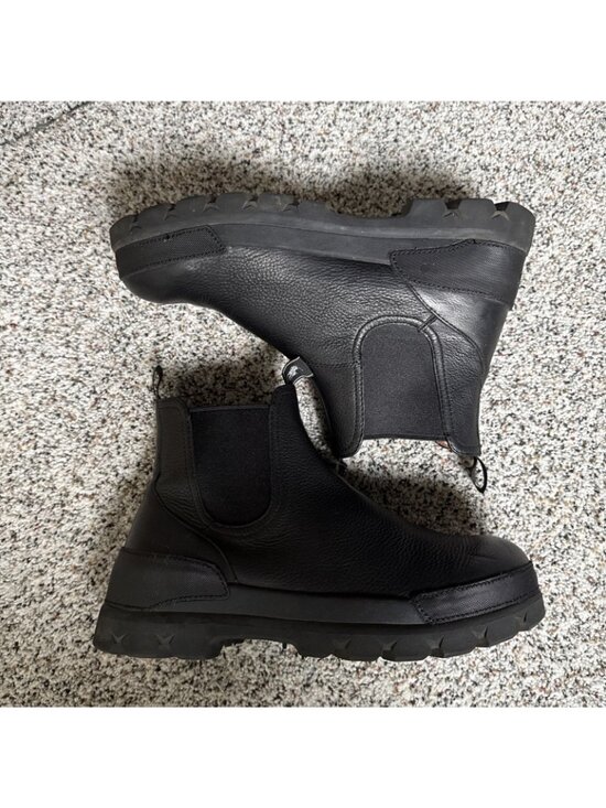 Polo Ralph Lauren Oslo Chelsea Pull On Boots Black Leather Men\'s Size 9.5 D main image 12